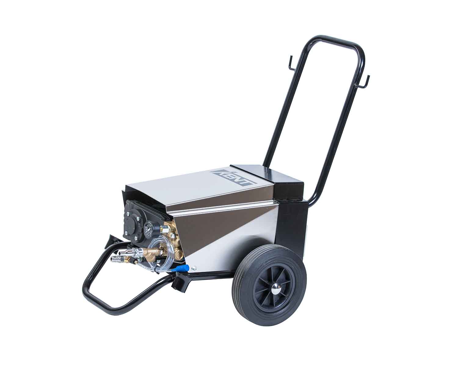 Professional cold water professional pressure washer on 2 wheels